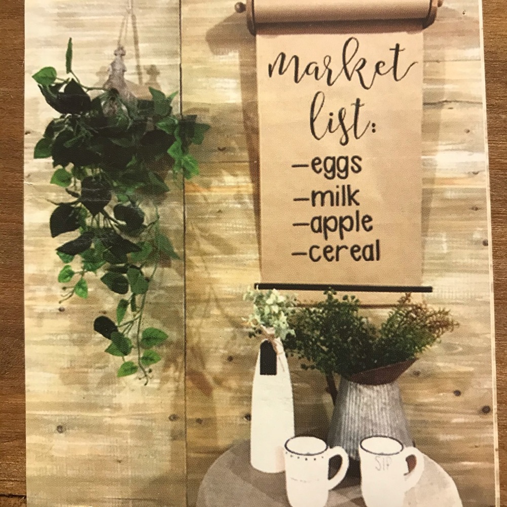 Super Cute!!! The Spring Shop Wooden Wall Scroll